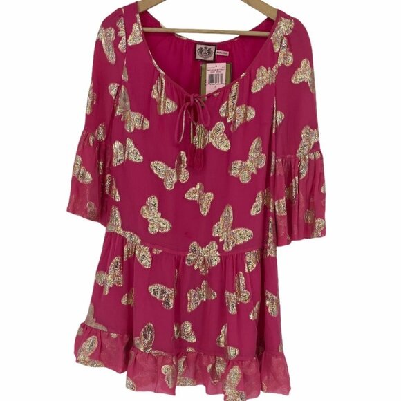 NWT  Juicy Couture Martinique Butterfly mini dress - Picture 2 of 16